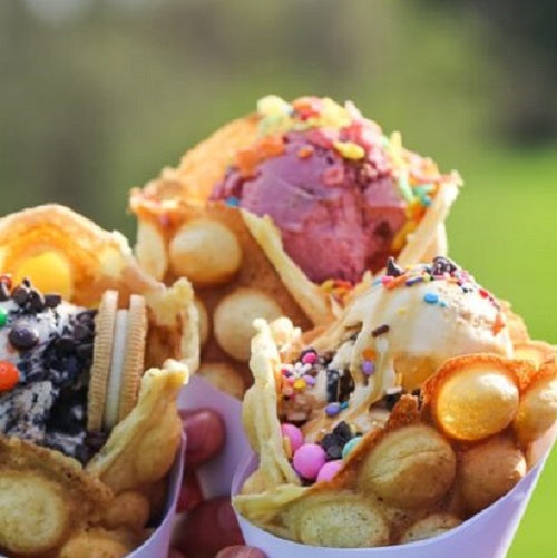 Waffle Cloud Bag Chocolate