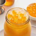 Passion Fruit POPPING BOBA : 3.5 Kg bottle